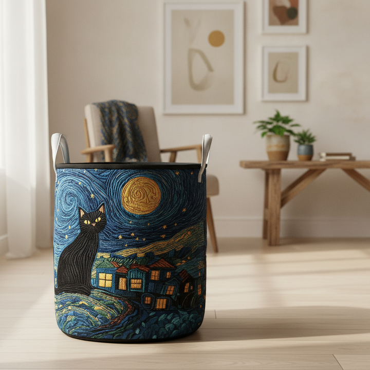 Starry Paws Laundry Basket
