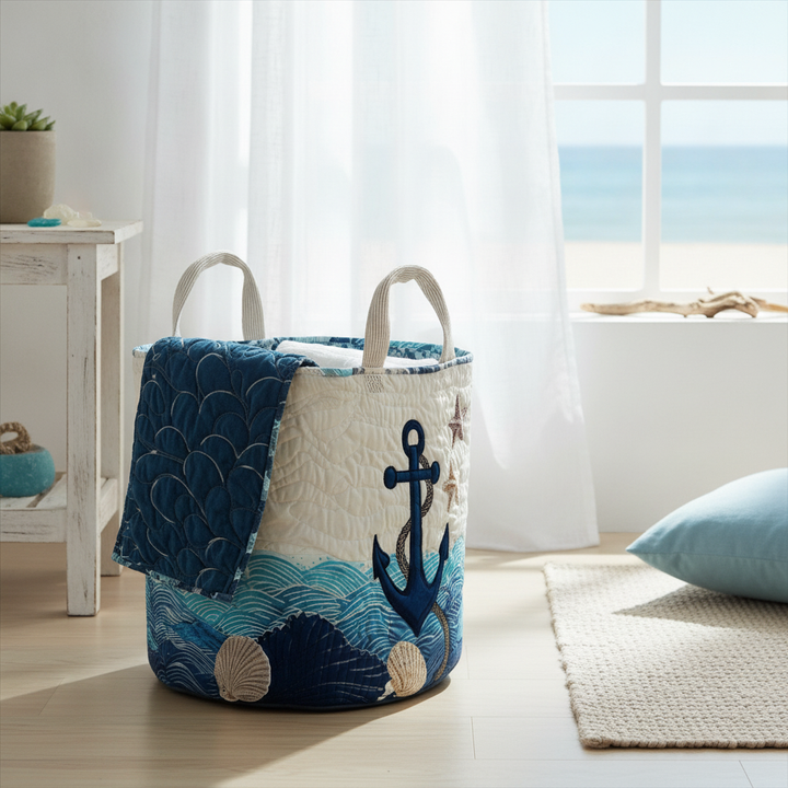 Anchor Away Laundry Basket