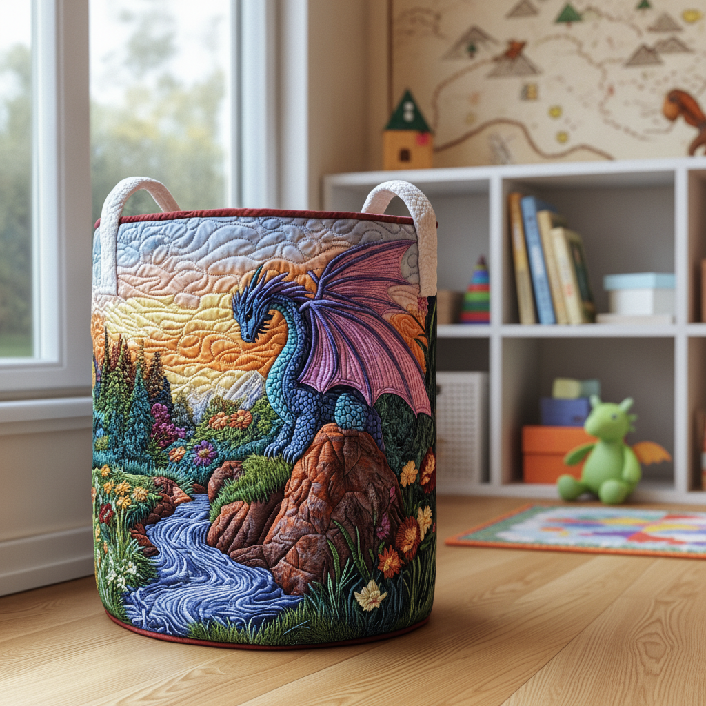 Mystic Dragon Laundry Basket
