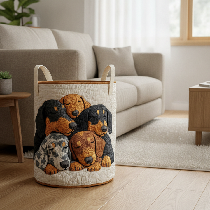 Dachshund Dream Laundry Basket