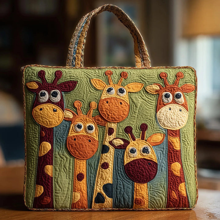 Vintage Bag "Cheerful Giraffes" — Safari