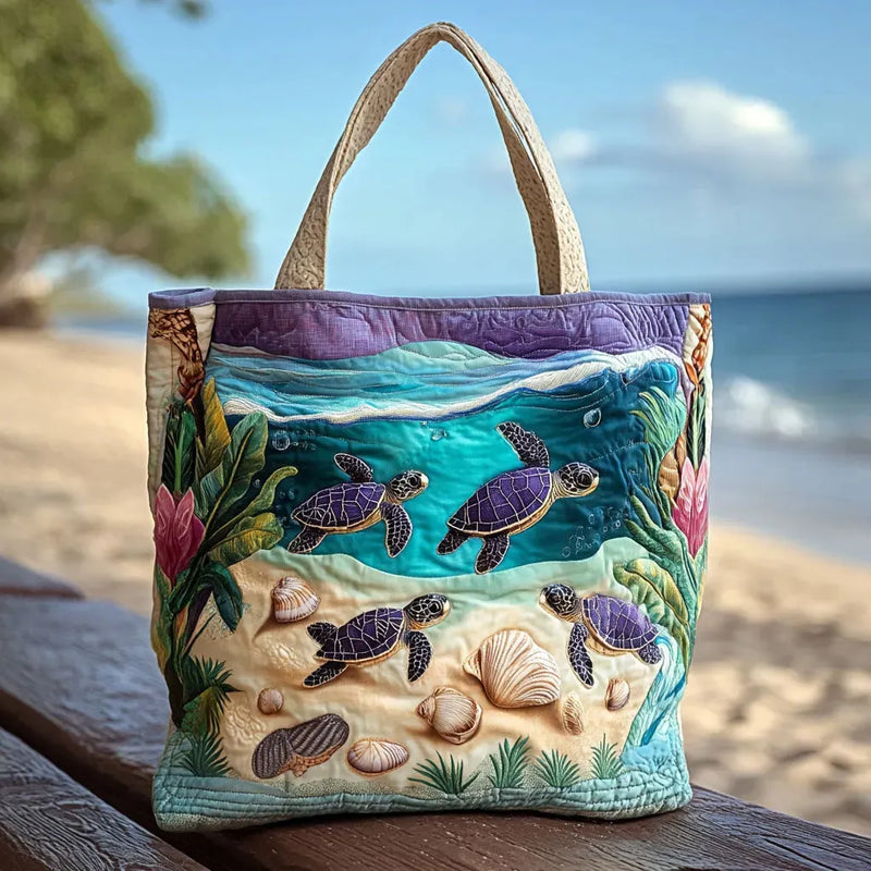 Vintage Bag "Sea Turtles" — Ocean