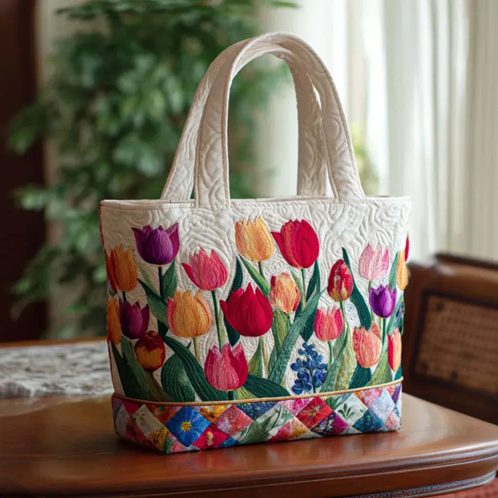 Vintage Bag "Tulips from the Garden" — Spring