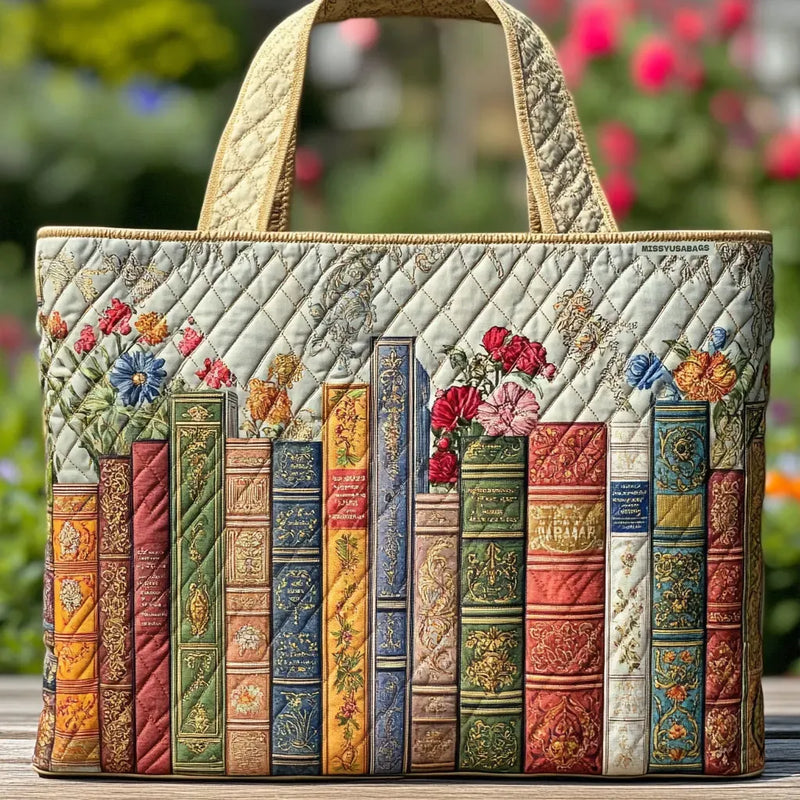 Vintage Handbag "Bookshelf" — Literary
