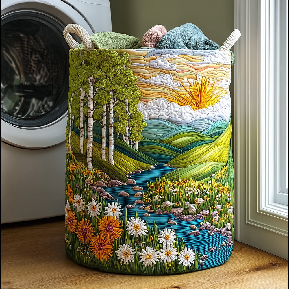 Birch Sunrise Laundry Basket