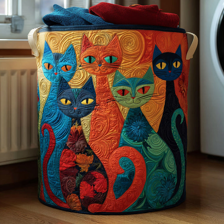 Enchanted Cats Laundry Basket