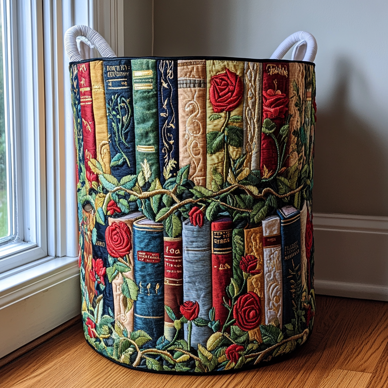 Forest Books Laundry Basket