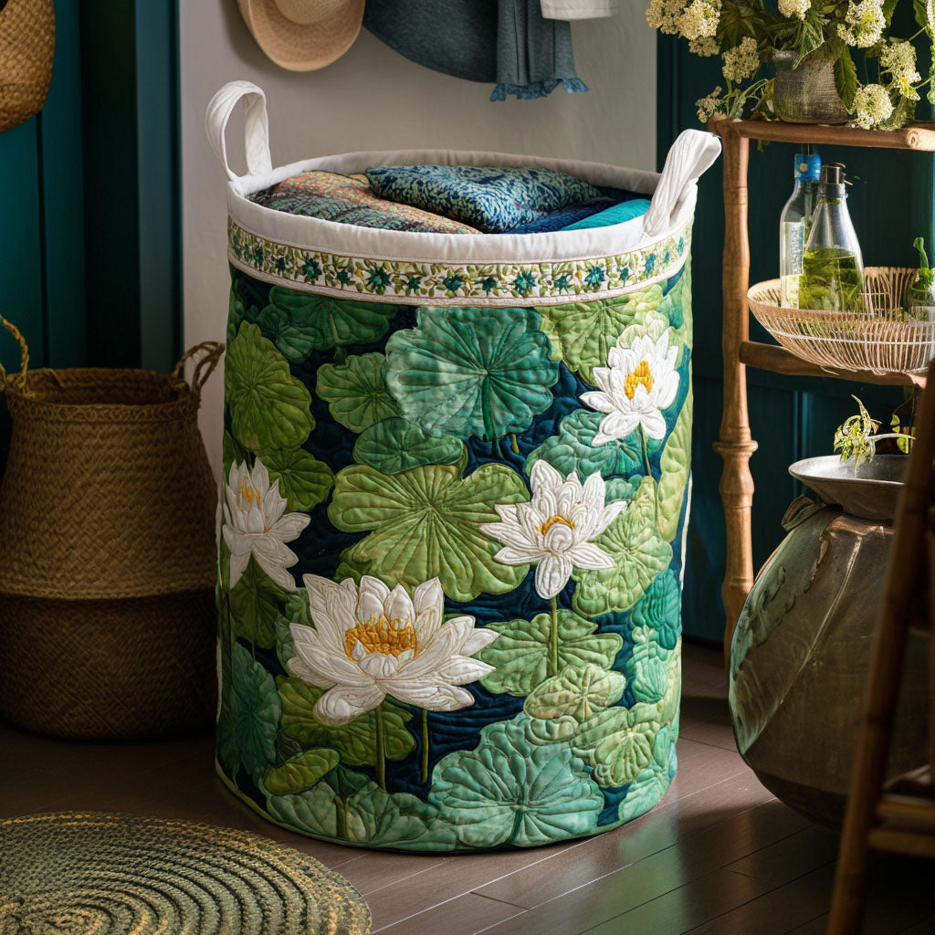 Lily Pond Freshness Laundry Basket
