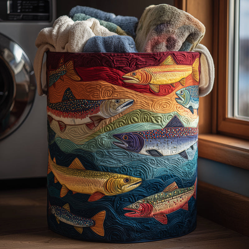 Quirky Trout Laundry Basket