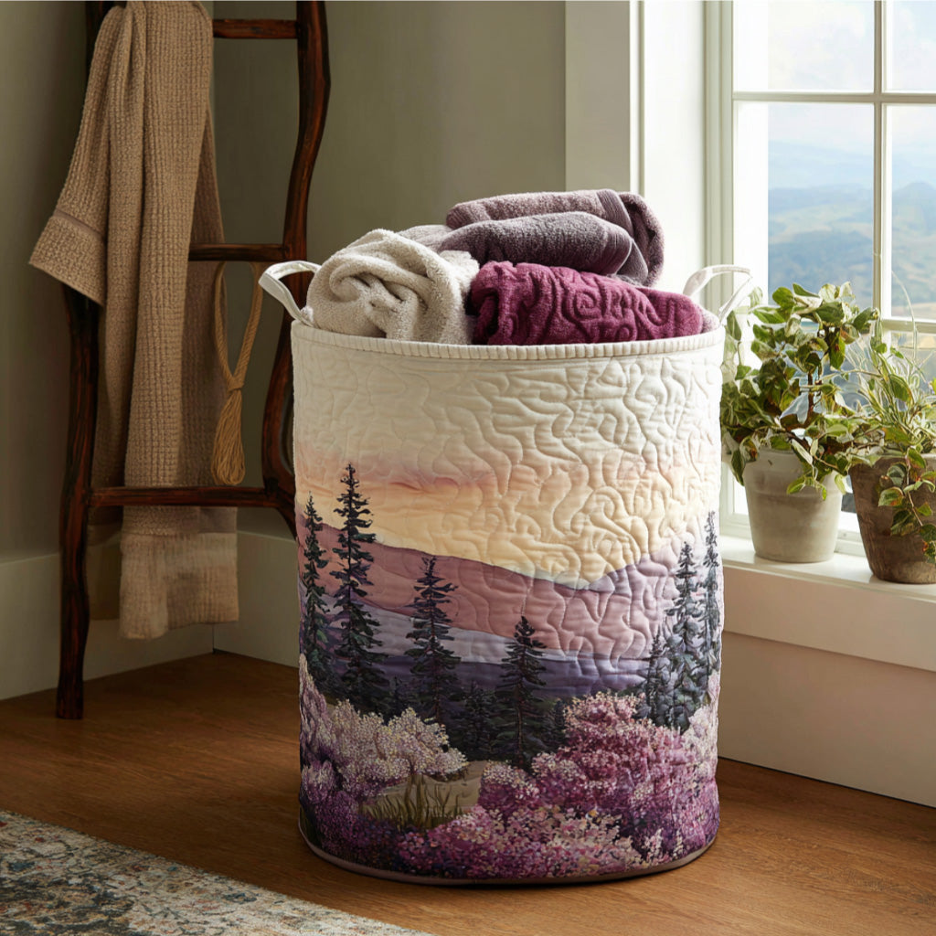 Wisteria Winds Laundry Basket