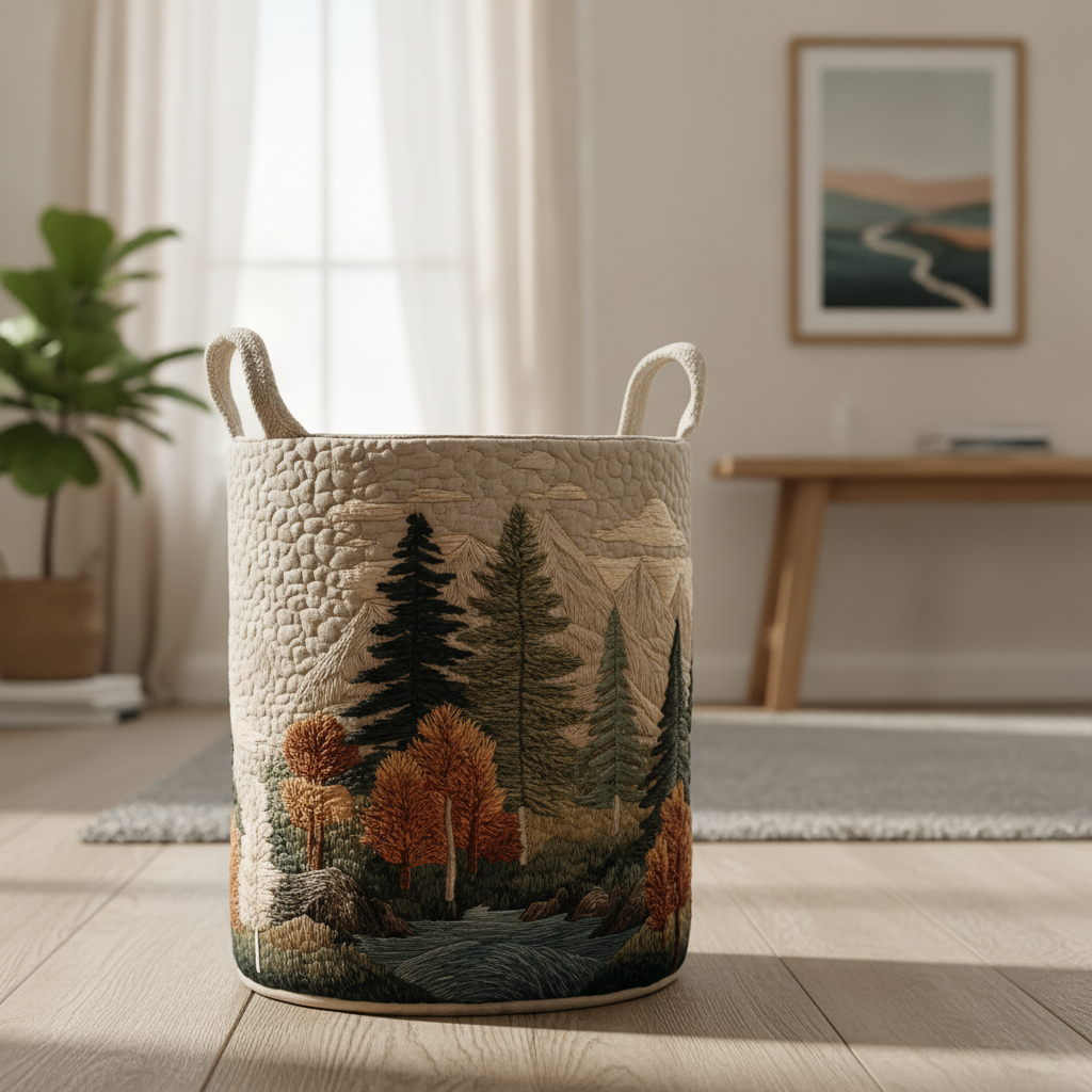 Forest Laundry Basket NCU0QN056