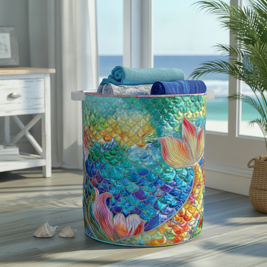 Sea Spark Laundry Basket