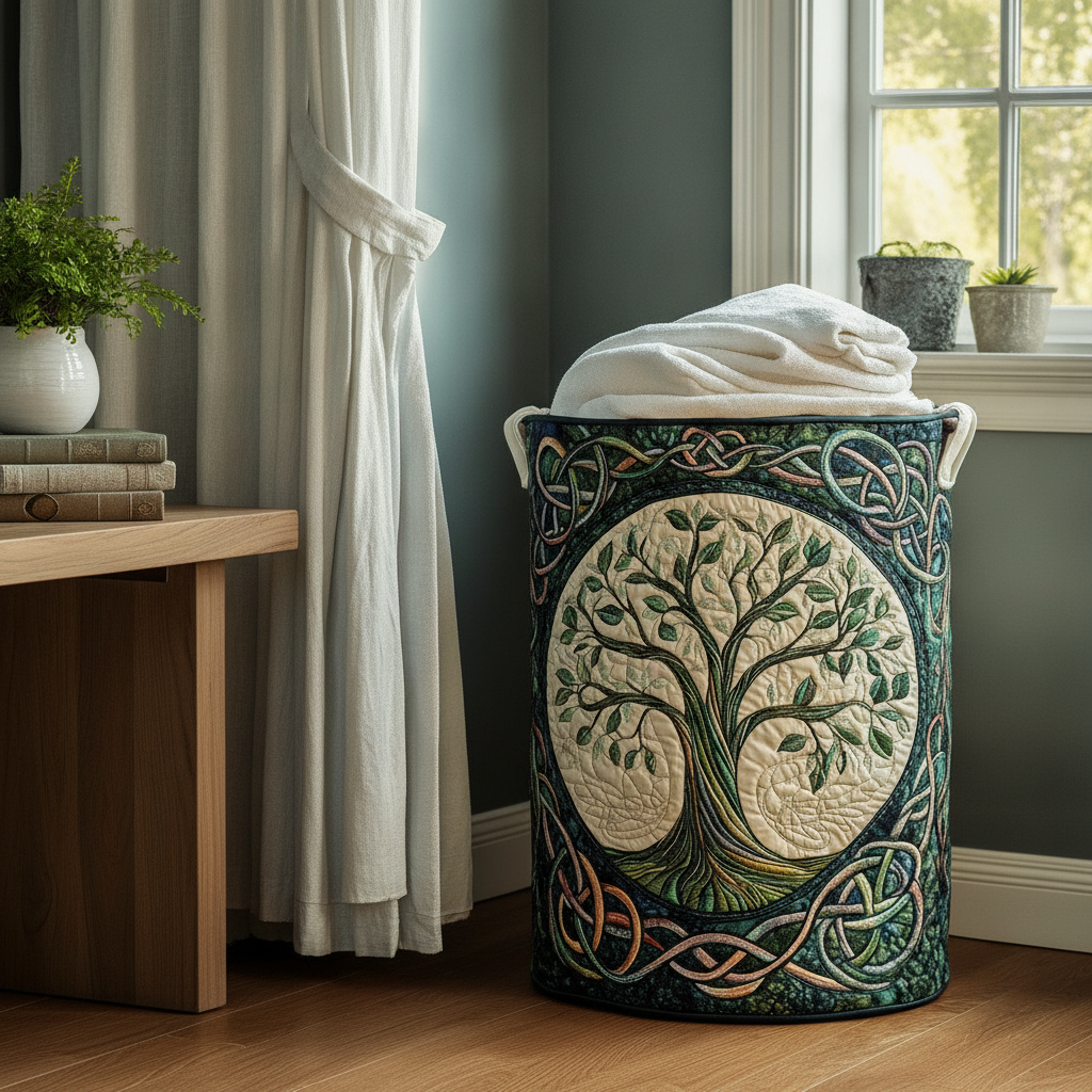 Eternal Roots Laundry Basket