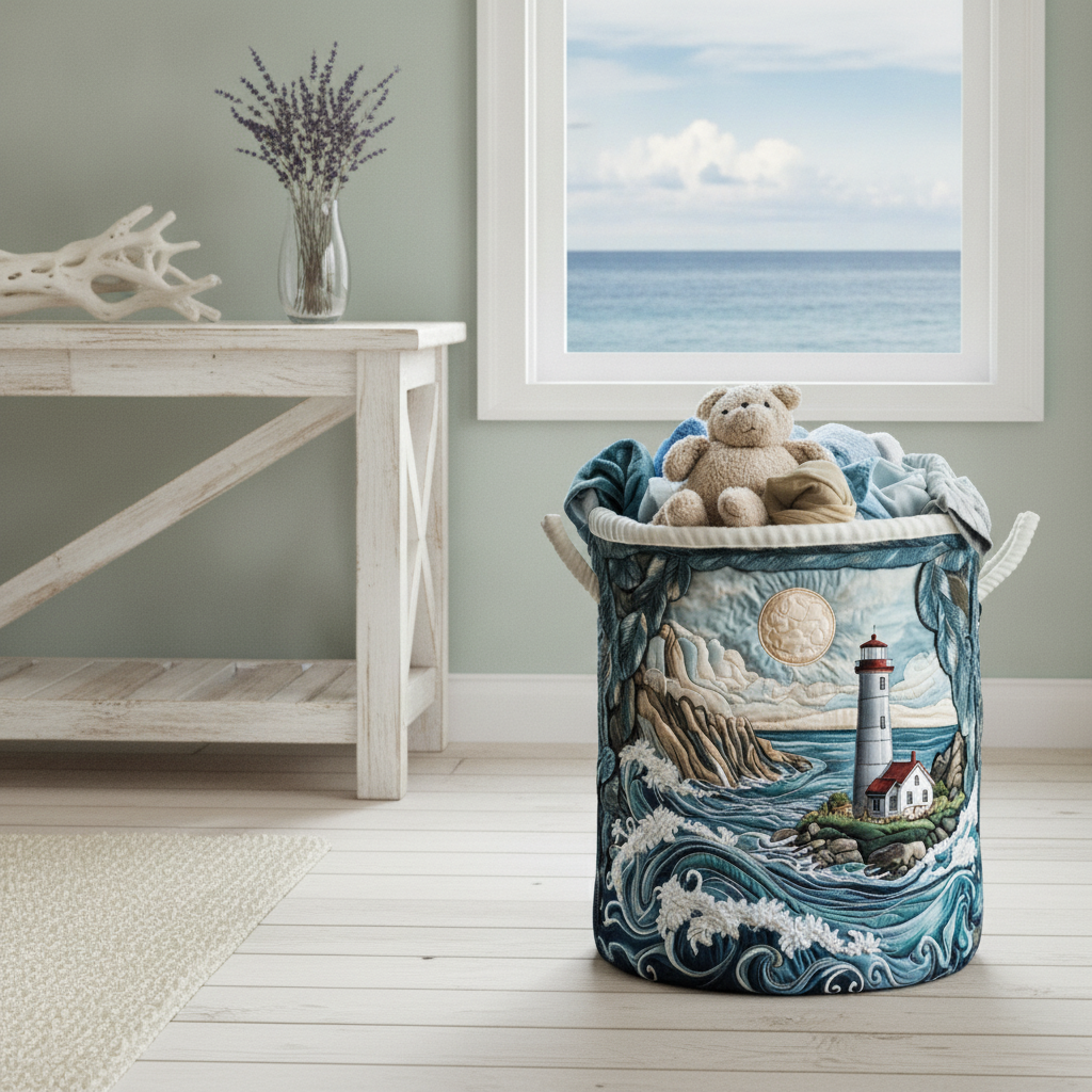 Lighthouse Bay Dream Laundry Basket